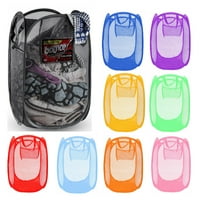 22 x 14 Jay Franco Trend Collector Blue Pop Up Hamper Mesh Laundry Basket//Bag with Durable Handles